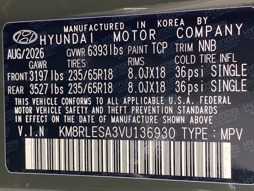 2027 Hyundai PALISADE HYBRID Calligraphy 7 Passenger