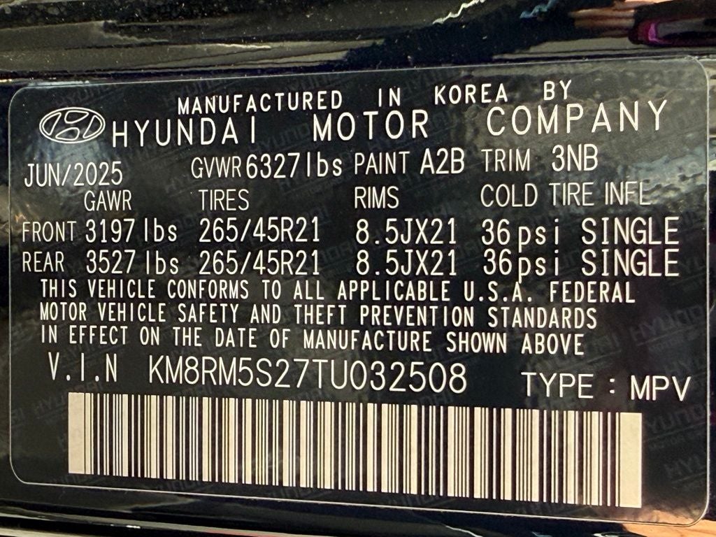 2026 Hyundai PALISADE Calligraphy