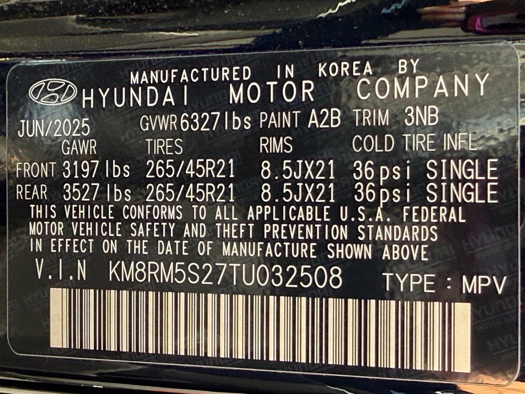 2026 Hyundai PALISADE Calligraphy