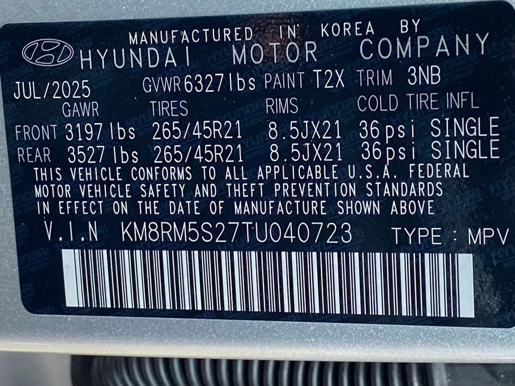 2026 Hyundai PALISADE Calligraphy FWD