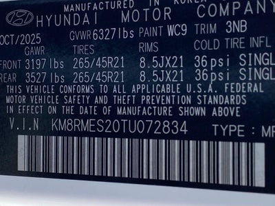 2026 Hyundai PALISADE Calligraphy AWD