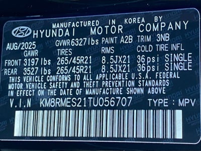 2026 Hyundai PALISADE Calligraphy AWD