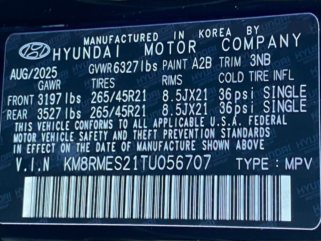 2026 Hyundai PALISADE Calligraphy AWD