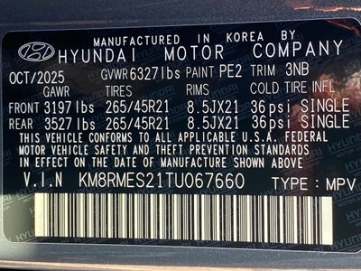 2026 Hyundai PALISADE Calligraphy AWD