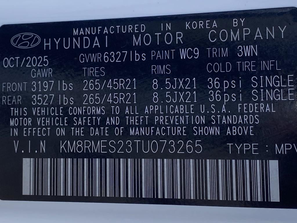 2026 Hyundai PALISADE Calligraphy AWD