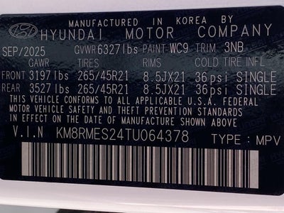 2026 Hyundai PALISADE Calligraphy AWD