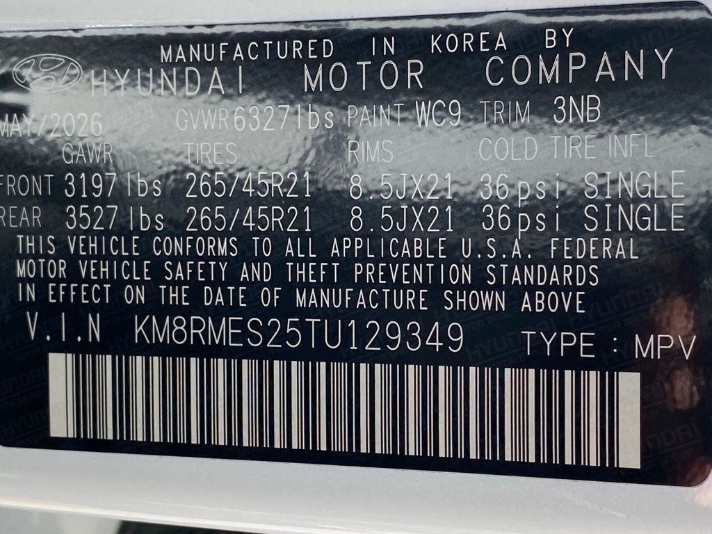 2026 Hyundai PALISADE Calligraphy
