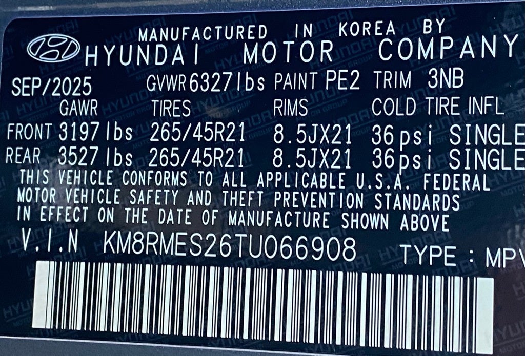 2026 Hyundai PALISADE Calligraphy AWD