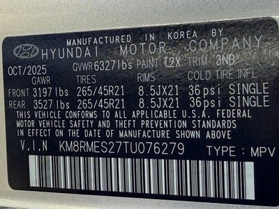 2026 Hyundai PALISADE Calligraphy - HYUNDAI CPO / AWD / DUAL SUNROOF