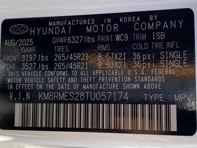 2026 Hyundai PALISADE Calligraphy AWD