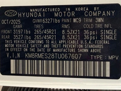 2026 Hyundai PALISADE Calligraphy