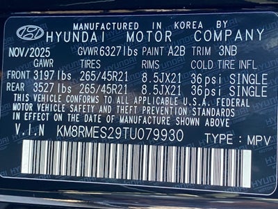 2026 Hyundai PALISADE Calligraphy AWD