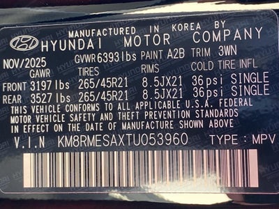 2026 Hyundai PALISADE HYBRID Calligraphy