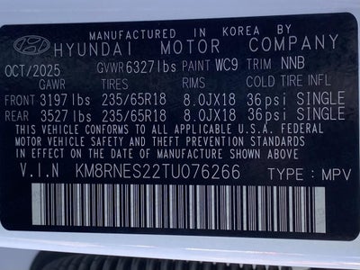 2026 Hyundai PALISADE SEL Premium AWD