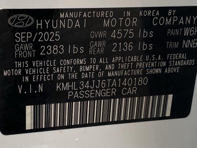 2026 Hyundai SONATA HYBRID SEL