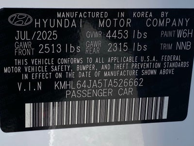 2026 Hyundai SONATA SEL Sport