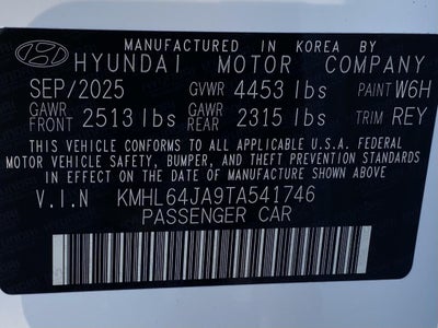 2026 Hyundai SONATA SEL Sport