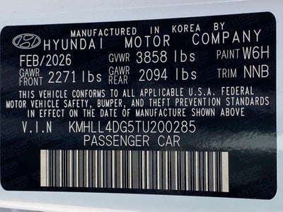 2026 Hyundai ELANTRA SE