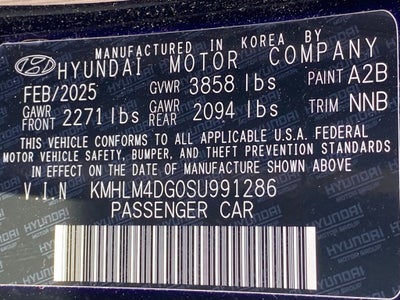 2025 Hyundai ELANTRA SEL Sport