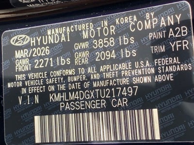 2026 Hyundai ELANTRA SEL Sport