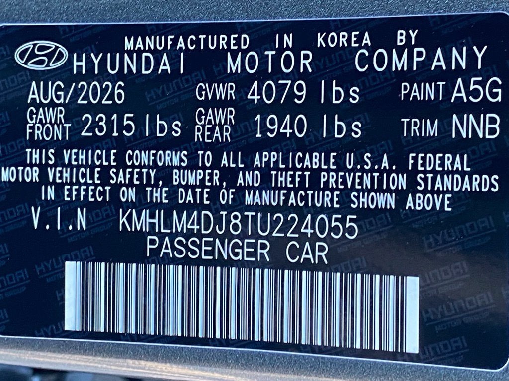 2026 Hyundai ELANTRA HYBRID Blue