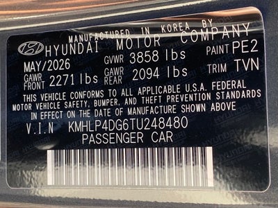2026 Hyundai ELANTRA Limited