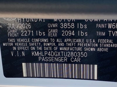 2026 Hyundai ELANTRA Limited