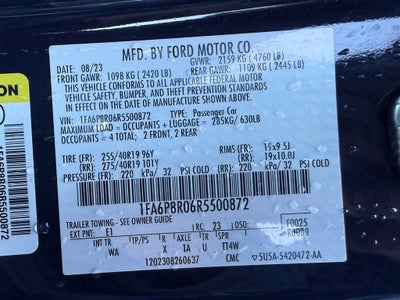 2024 Ford Mustang Dark Horse TECH PACK,appearance,RECARO SEATS