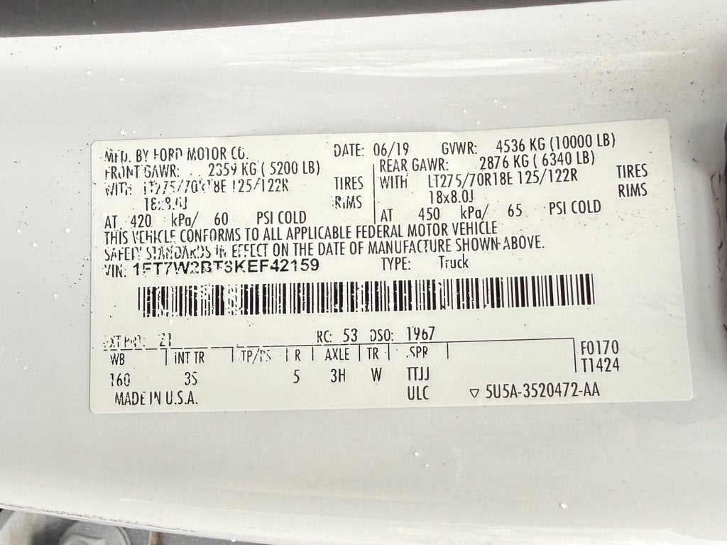 2019 Ford F-250SD XLT,LEVELED,TIRES,RIMS XLT VALUE PACKAGE, FX4