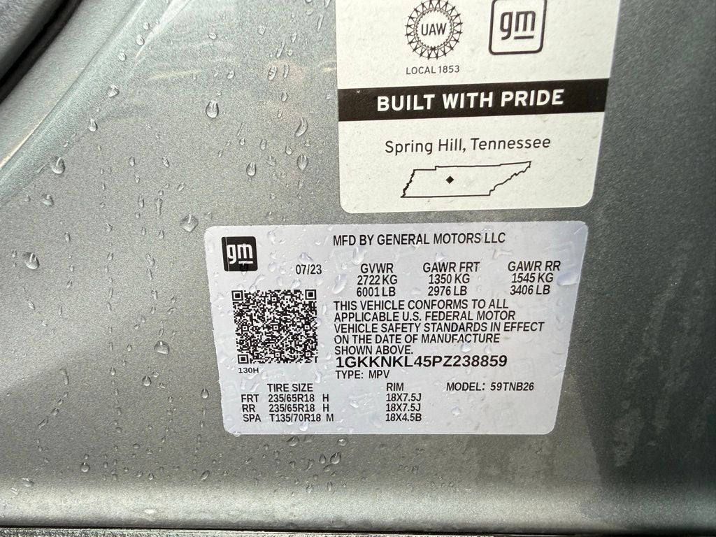 2023 GMC Acadia SLE