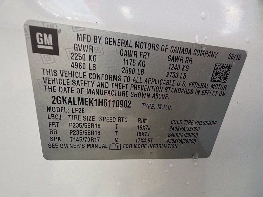 2017 GMC Terrain SLE-1