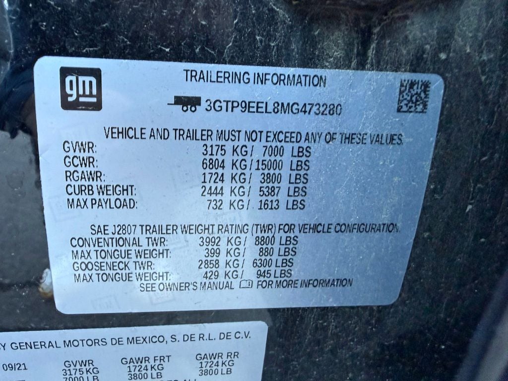 2021 GMC Sierra 1500 AT4