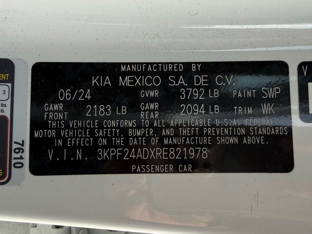 2024 Kia Forte LXS