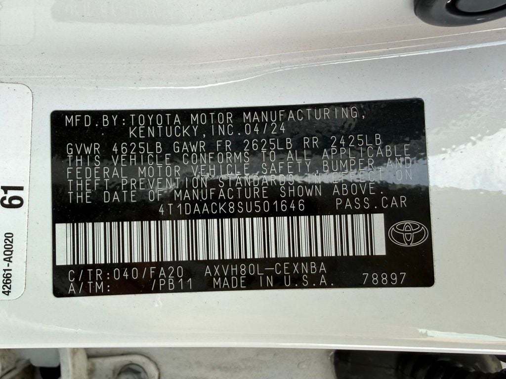 2025 Toyota Camry LE