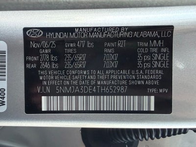 2026 Hyundai TUCSON SE FWD