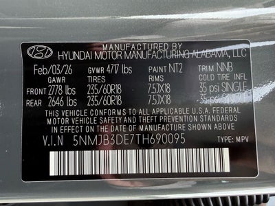 2026 Hyundai TUCSON SEL FWD