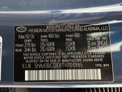 2026 Hyundai TUCSON SEL AWD