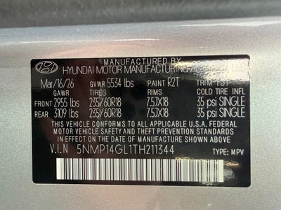 2026 Hyundai SANTA FE SE FWD