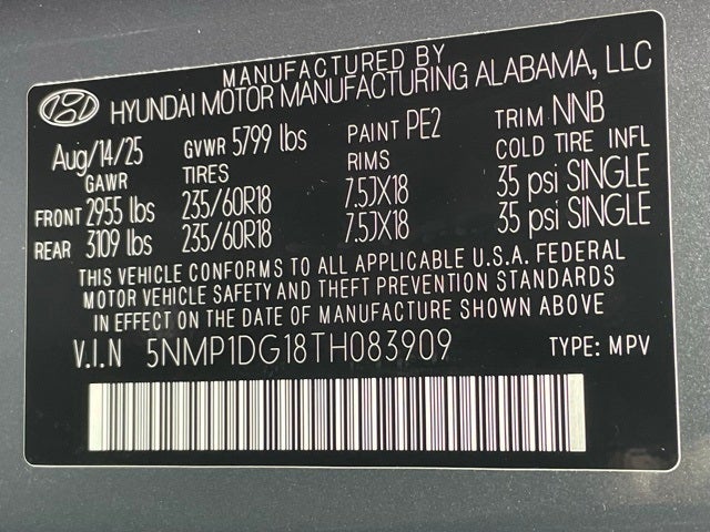 2026 Hyundai SANTA FE HYBRID SE