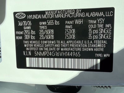 2027 Hyundai SANTA FE HYBRID SEL