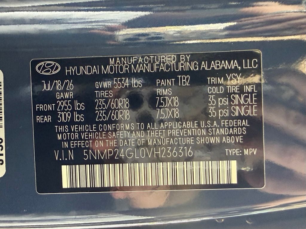 2027 Hyundai SANTA FE SEL FWD
