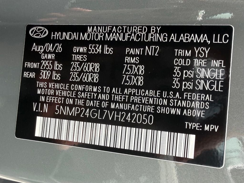 2027 Hyundai SANTA FE SEL FWD