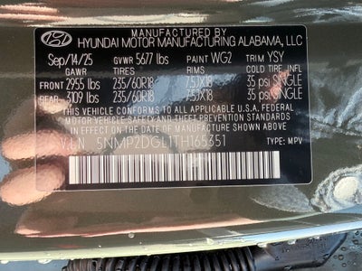 2026 Hyundai SANTA FE SEL AWD