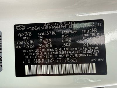 2026 Hyundai SANTA FE SEL AWD