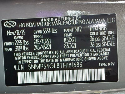 2026 Hyundai SANTA FE Calligraphy FWD