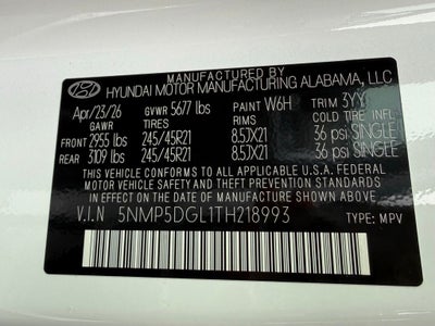 2026 Hyundai SANTA FE Calligraphy AWD