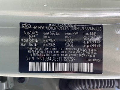 2026 Hyundai SANTA CRUZ SEL FWD