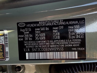 2027 Hyundai SANTA CRUZ SEL Activity AWD