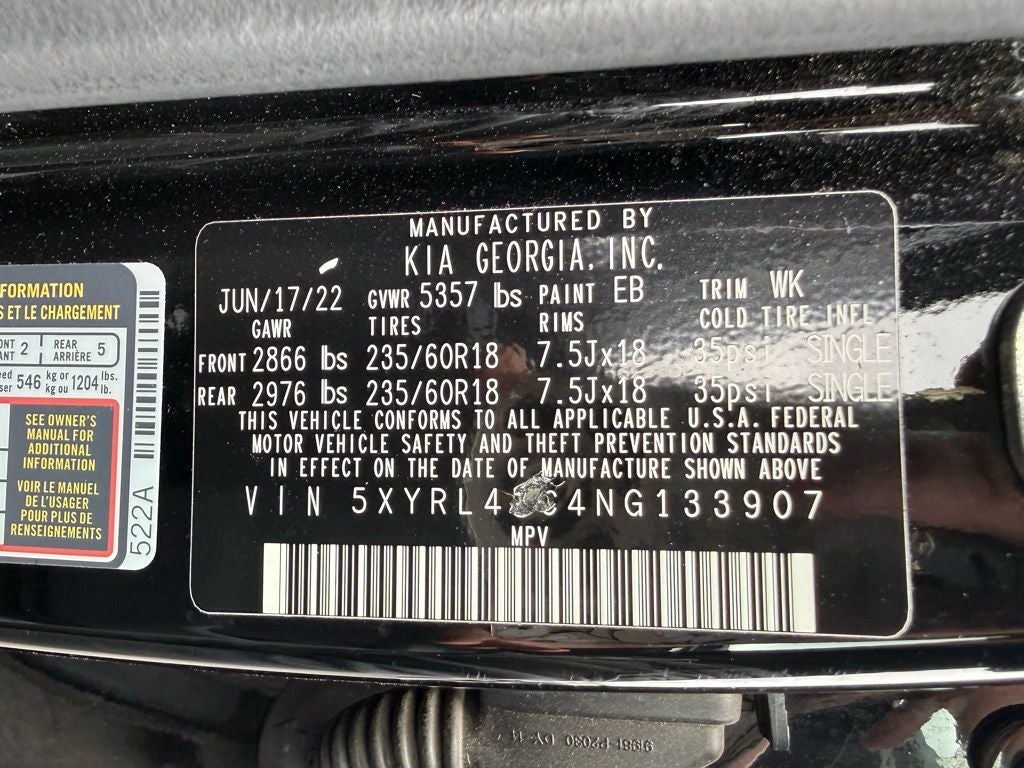 2022 Kia Sorento S