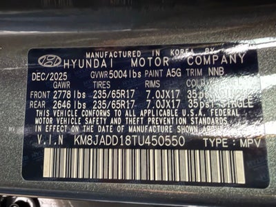 2026 Hyundai TUCSON HYBRID Blue